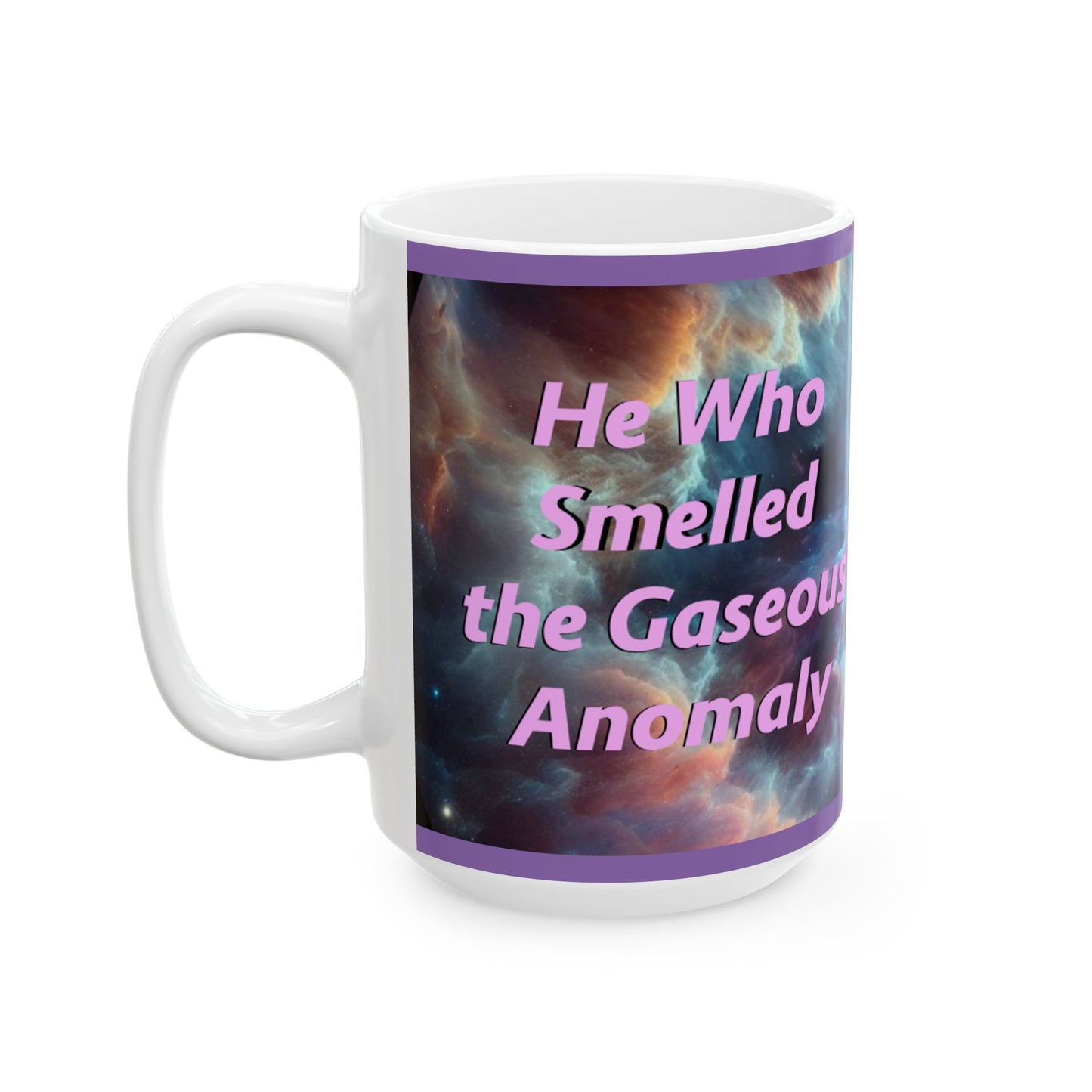 HIlarious Cosmic Ceramic Mug - Galaxy Design for Trekkies and Sci-Fi Fans - Schmartypants