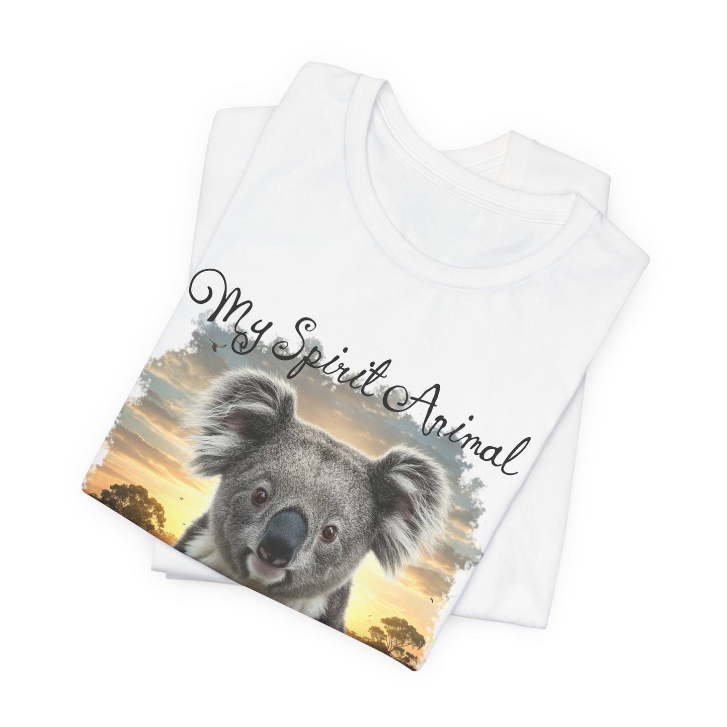 'My Spirit Animal is a Koala' Unisex Jersey Tee - Nature Lover's Gift - Beautiful Aussie Shirt - Schmartypants