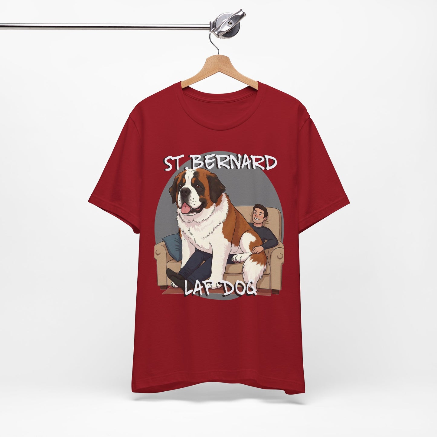 St. Bernard Funny Dog Tee - Unisex Jersey Short Sleeve T-Shirt - Schmartypants