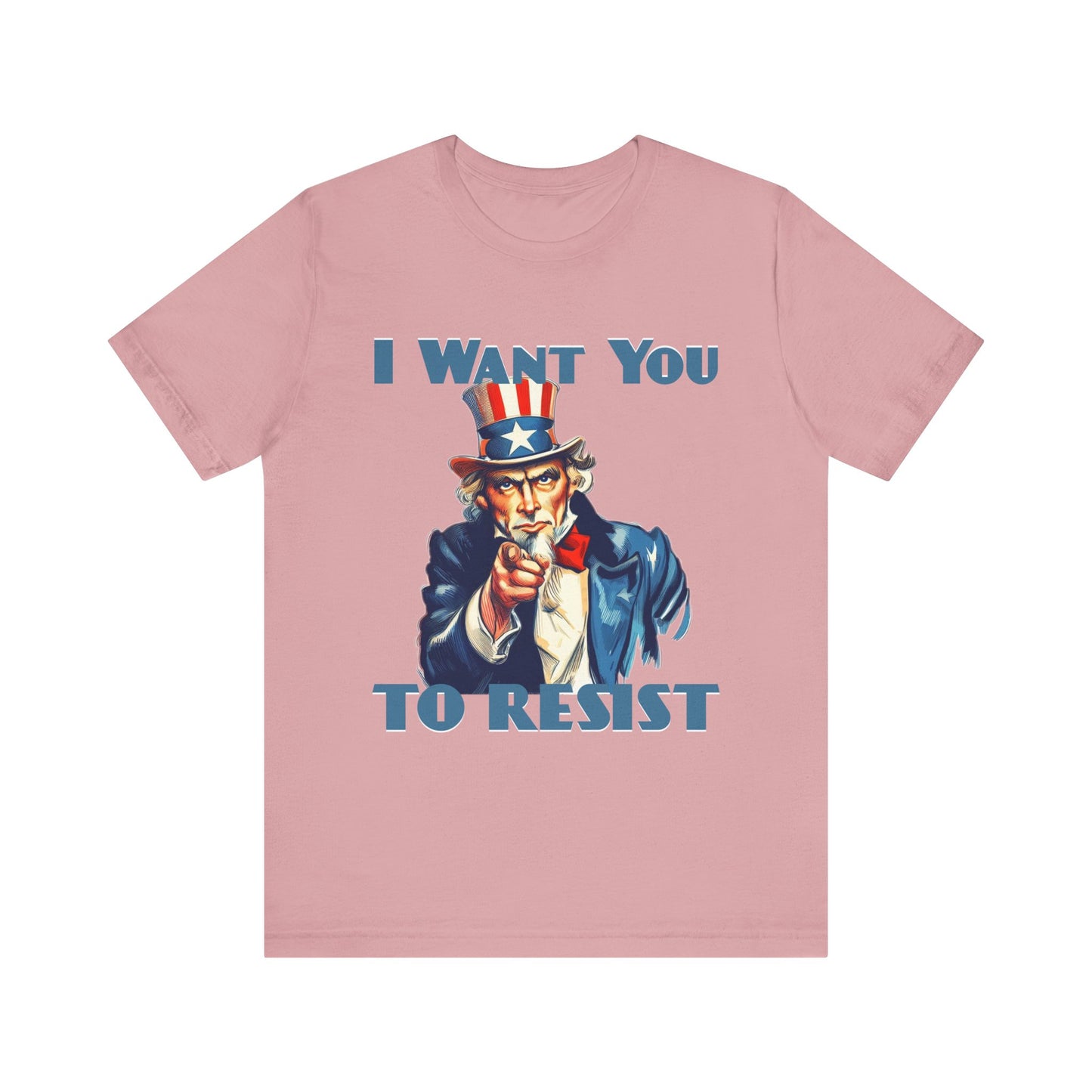 Vintage Uncle Sam 'I Want You to Resist' Unisex Tee - Protest Wear - Clever Resist Tee - Schmartypants
