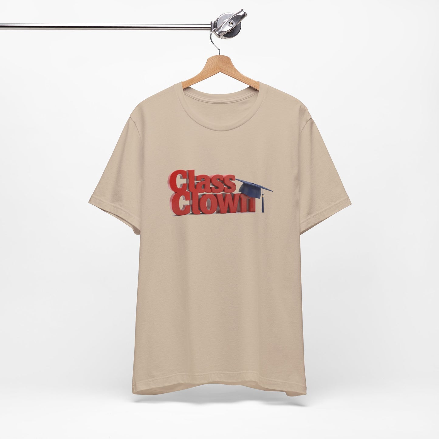 Class Clown Tee, Fun Graduation Shirt, College Humor T-Shirt, Unisex Short Sleeve Tee, Gift for Students