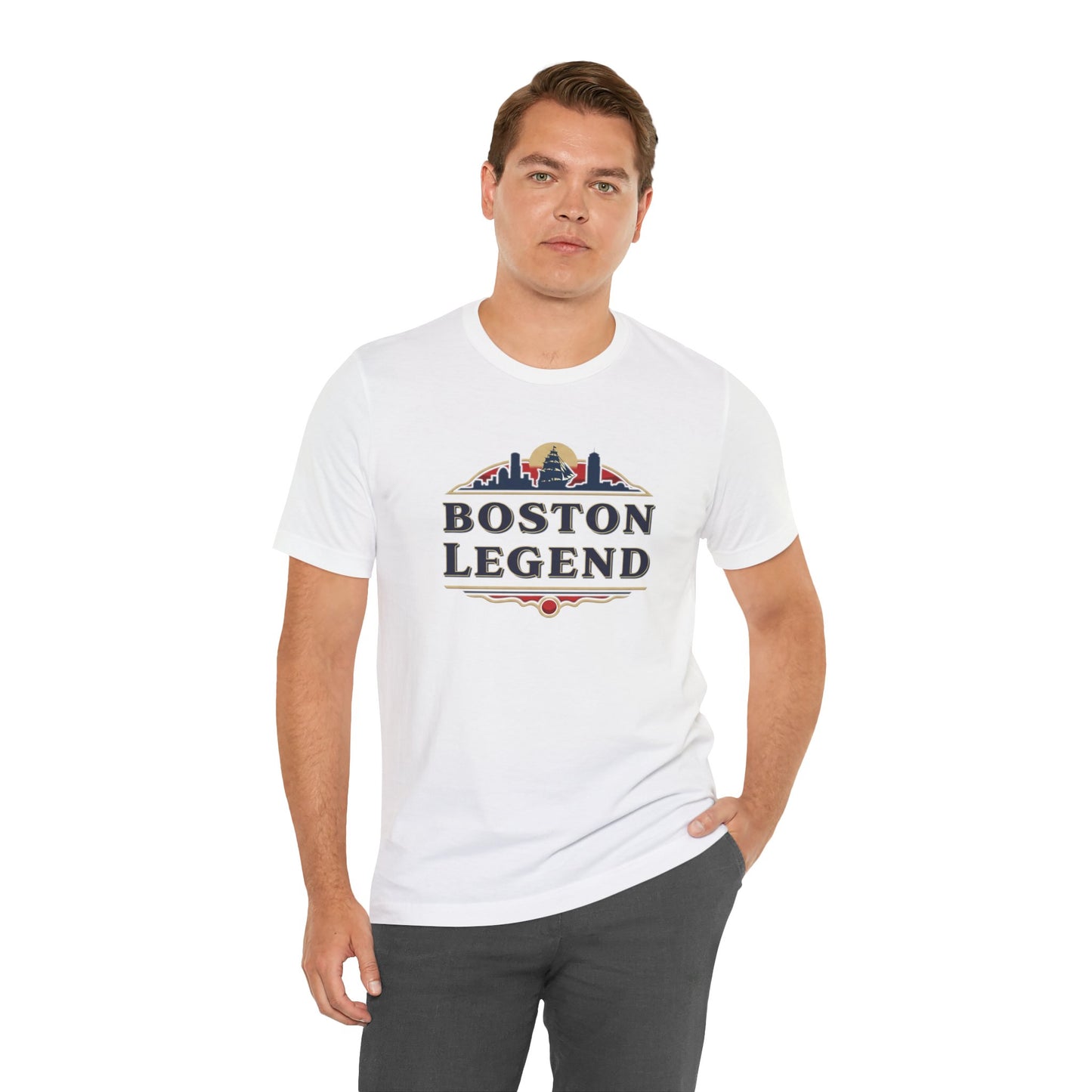 Boston Legend Unisex Tee | Casual Everyday Wear, Gift for Sports Fans, Boston Pride Shirt, Travel Souvenir, Summer Outfit