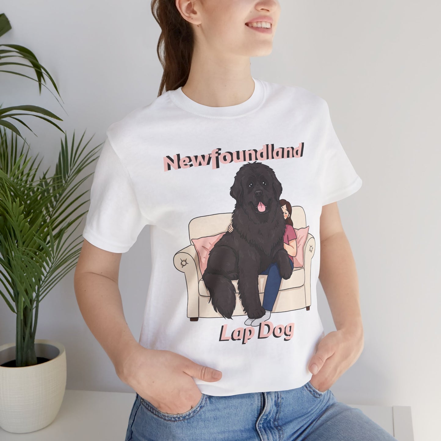 Newfoundland Lap Dog Unisex Tee - Funny Dog Lover Shirt - Schmartypants