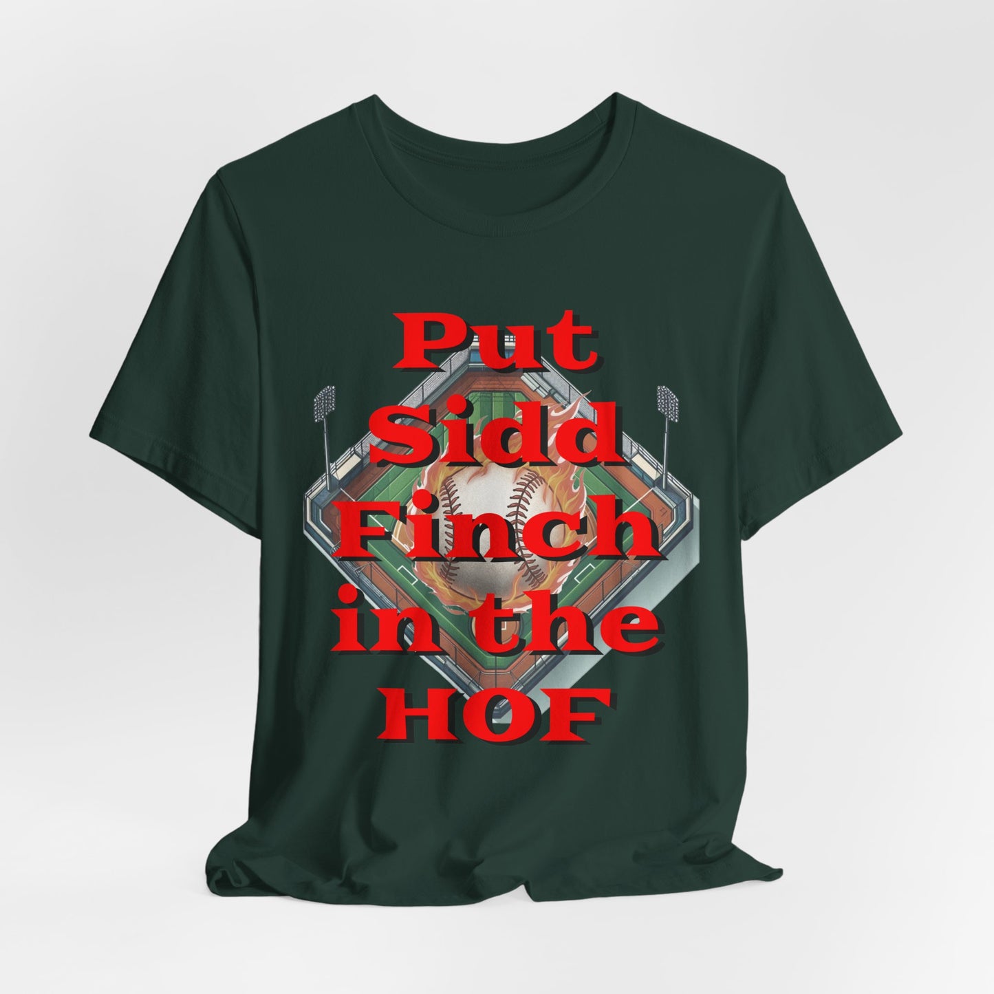 Baseball Fantasy Satirical Shirt, Funny Sports Tee, Mythological Fireballing Pitcher Gift, Sidd Finch April Fool's Joke, Unisex Jersey