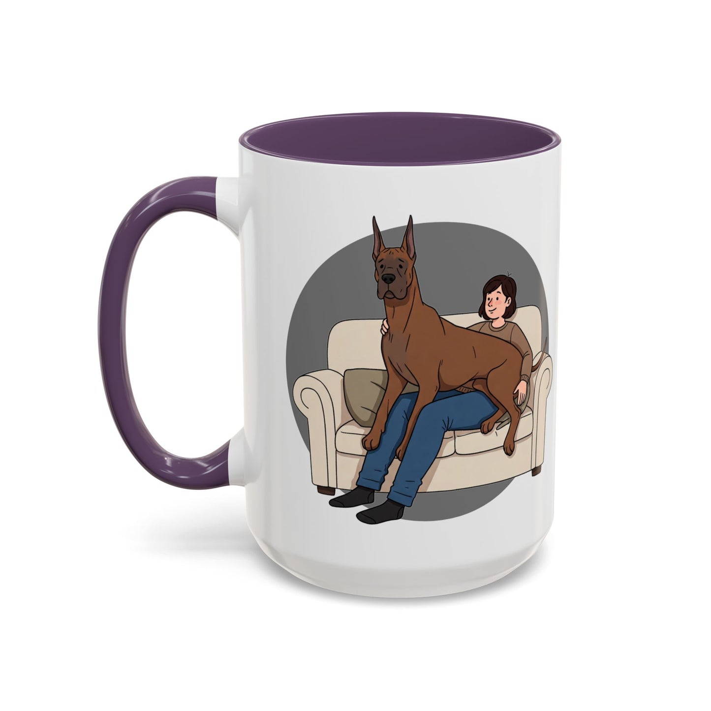 Great Dane Lap Dog Coffee Mug - Funny Pet Lover Gift - Schmartypants