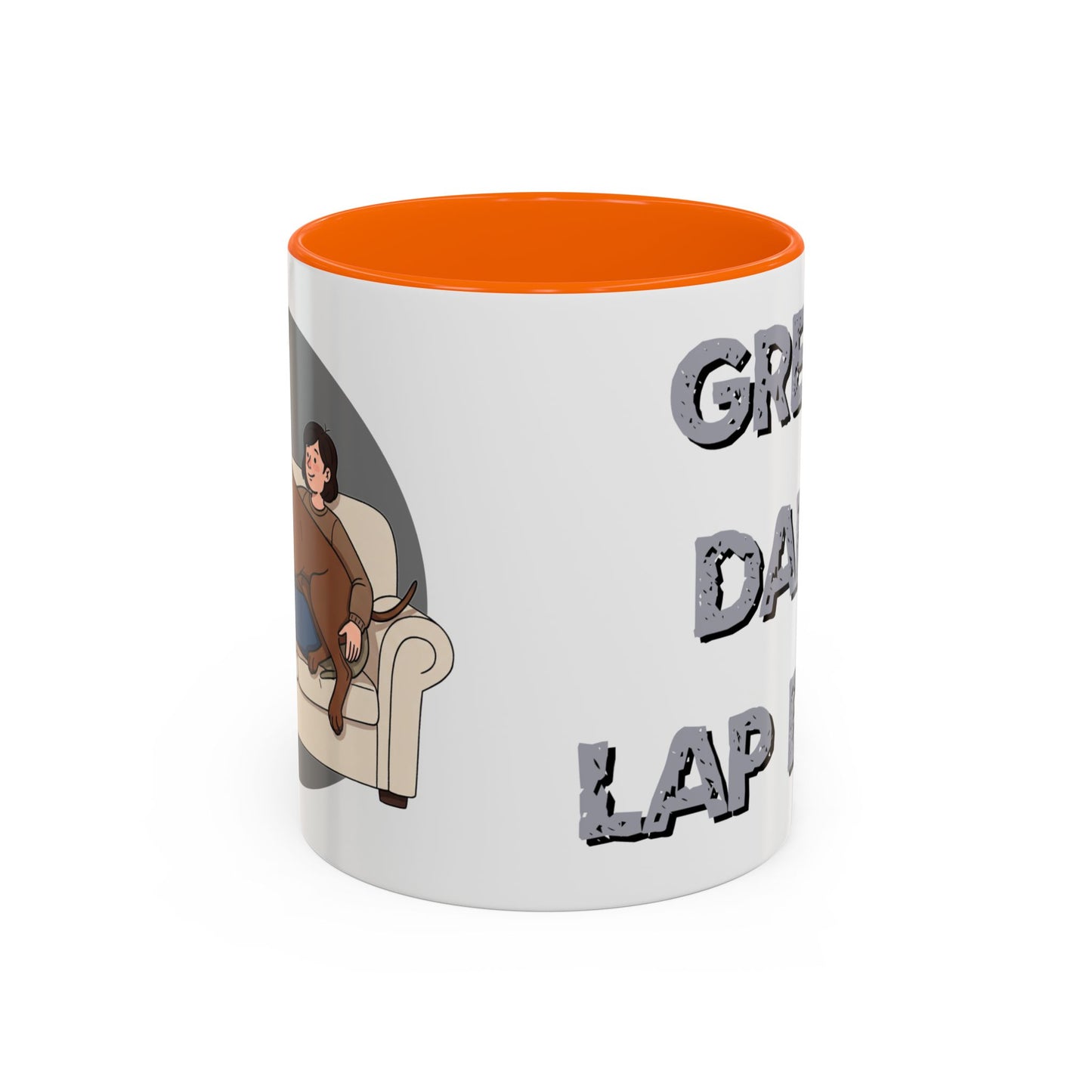 Great Dane Lap Dog Coffee Mug - Funny Pet Lover Gift - Schmartypants