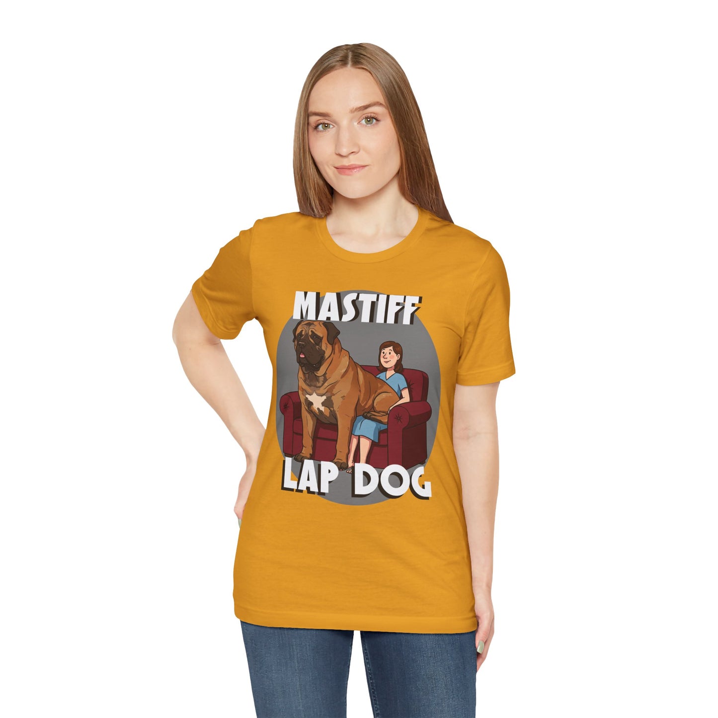 Mastiff Lap Dog T-Shirt – Hilarious and Comfy Tee for Dog Lovers - Schmartypants