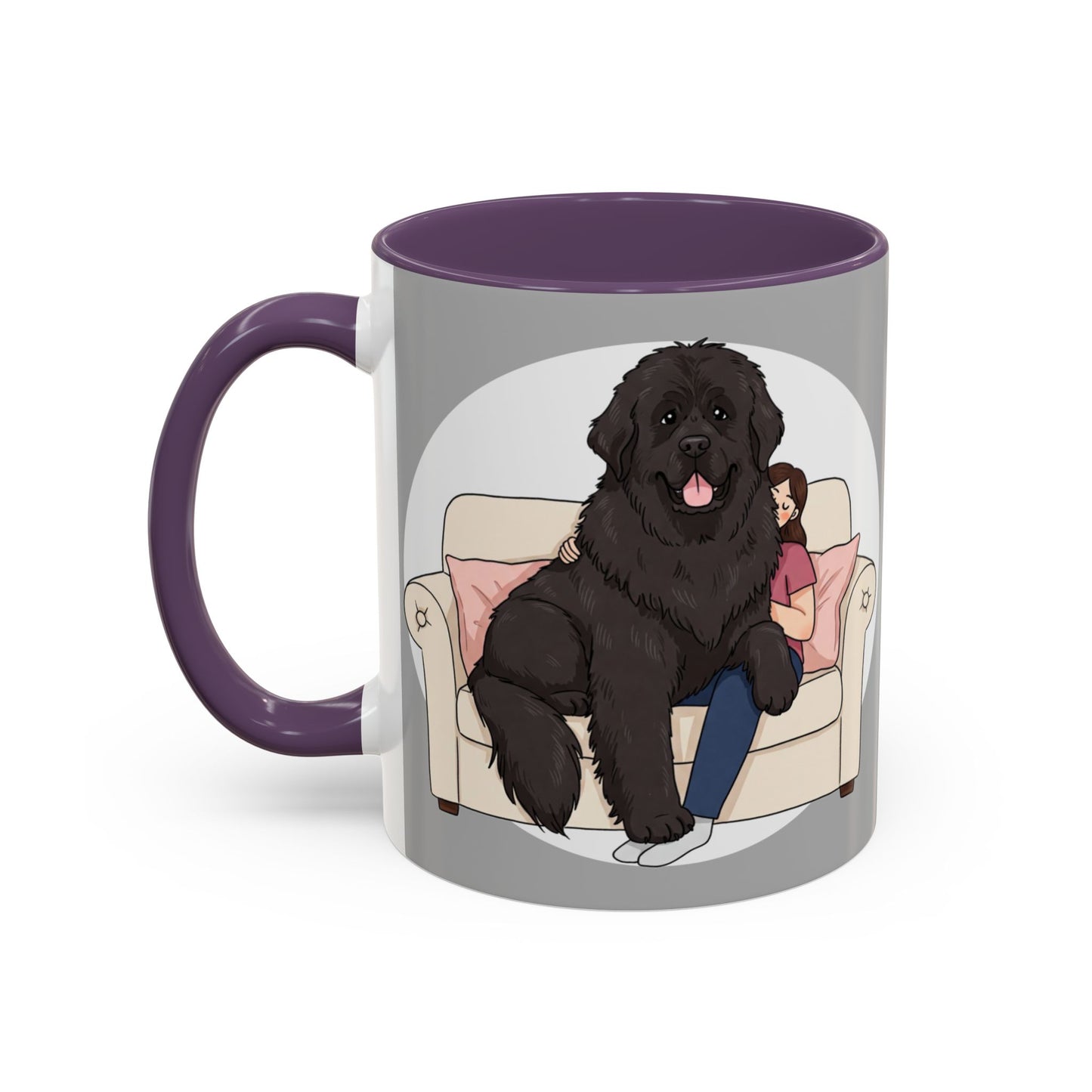 Funny Newfoundland Lap Dog Coffee Mug - Perfect Gift for Dog Lovers, Pet Parents, Cozy Home Decor, Caffeine Fix, Unique Gift Idea - Schmartypants