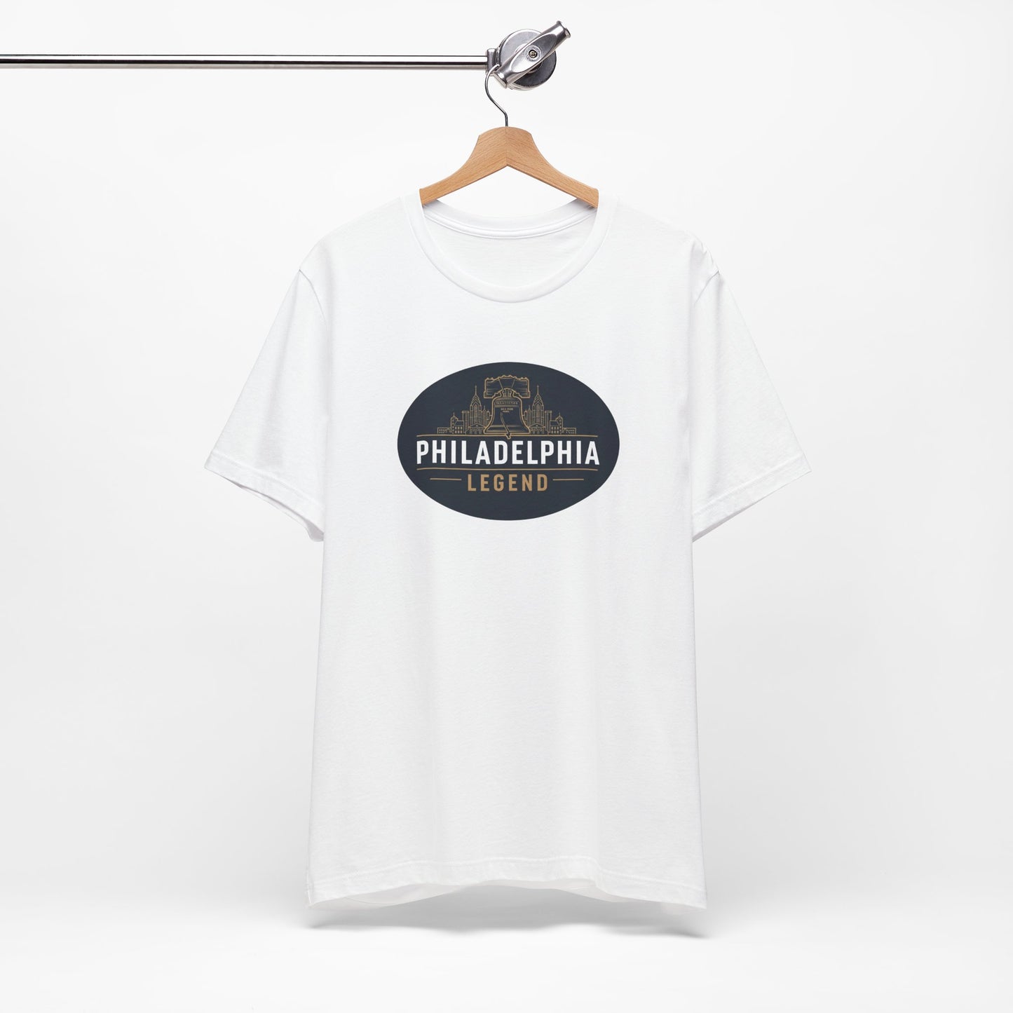 Philadelphia Legend Unisex Jersey Short Sleeve Tee | Casual Fashion, Gift for Sports Fans, Birthday Present, Summer Wear, Philly Souvenir Tee