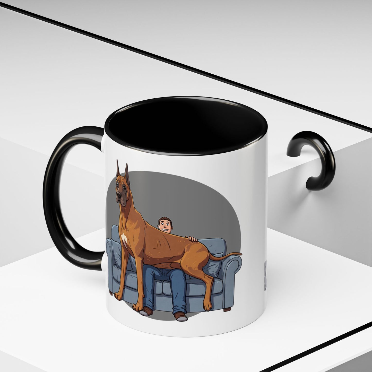 Hilarious Great Dane Lap Dog Coffee Mug - Funny Dog Lover Gift - Schmartypants