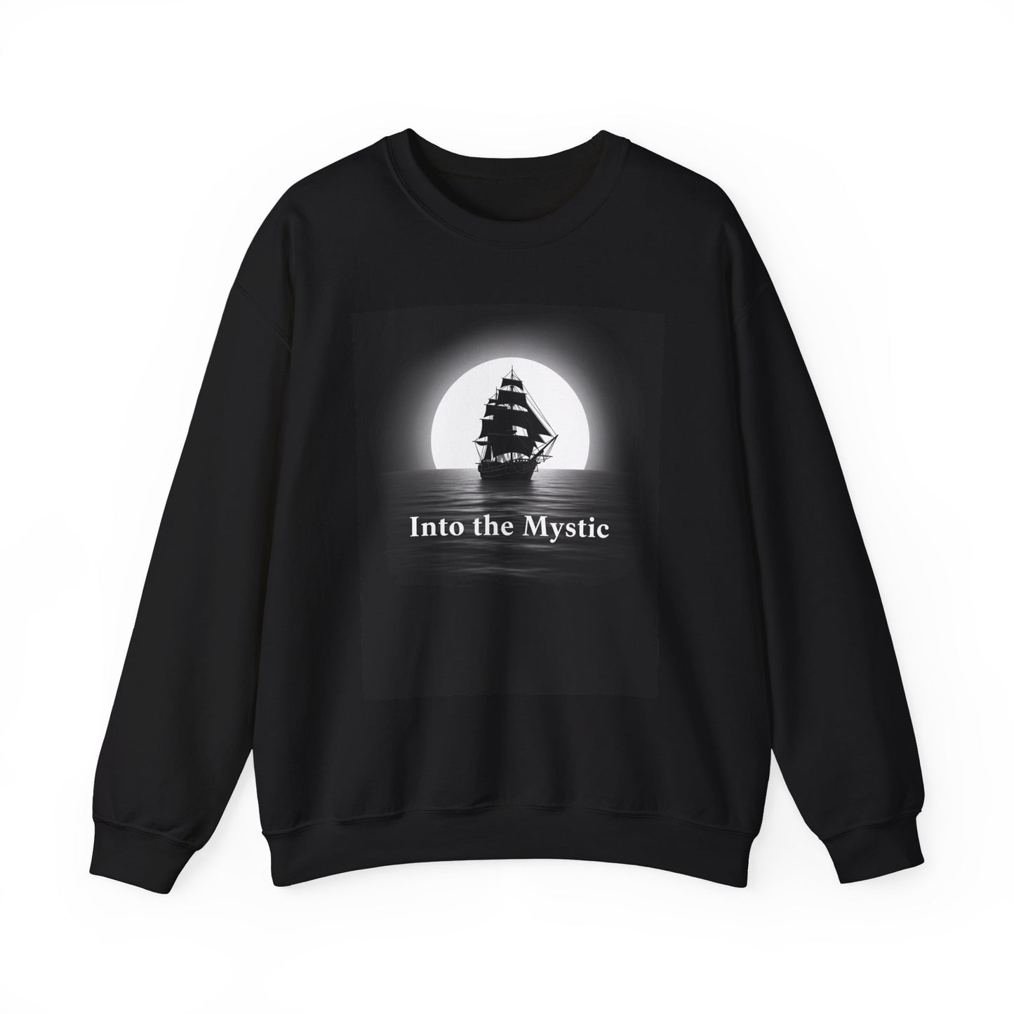 Into the Mystic Sweatshirt, Van Morrison Inspired Crewneck for Classic Rock Fans, Unisex Heavy Blend Jumper, Irish Soul Music Gift,