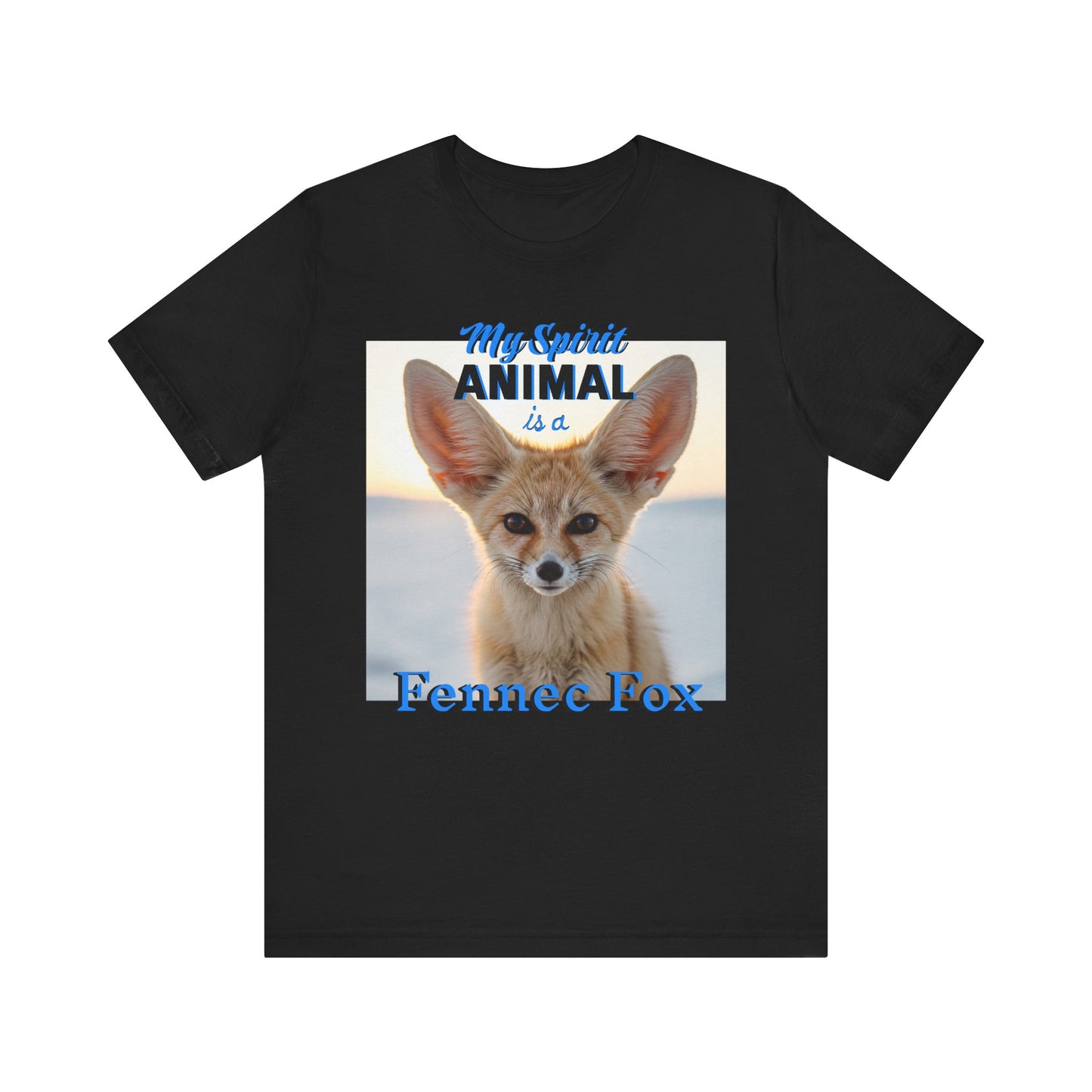 Fennec Fox Spirit Animal Tee - Unisex Short Sleeve Shirt - Fox Lovers - Schmartypants