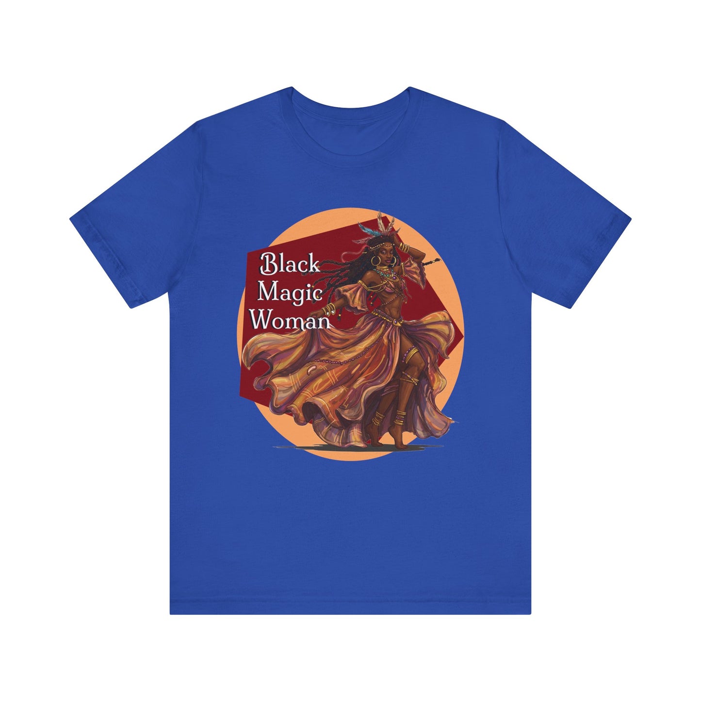 'Black Magic Woman' Tee, Witchy Apparel, Boho T-Shirt, Festival Outfit, Classic Rock Fans, Santana, Fleetwood Mac - Schmartypants
