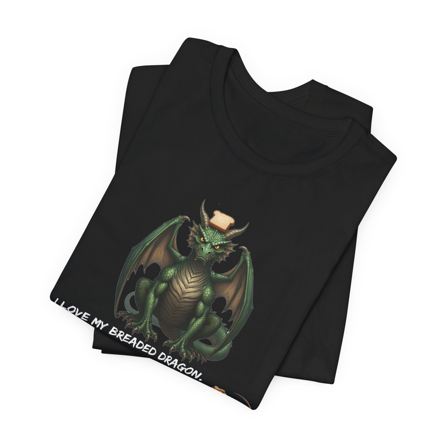 Funny Bearded Dragon Typo Unisex Tee, I Love Breaded Dragons Sorry Typo, Bearded Dragon Shirt, Pet Owner Gift, Reptile Lover Shirt, Dragon