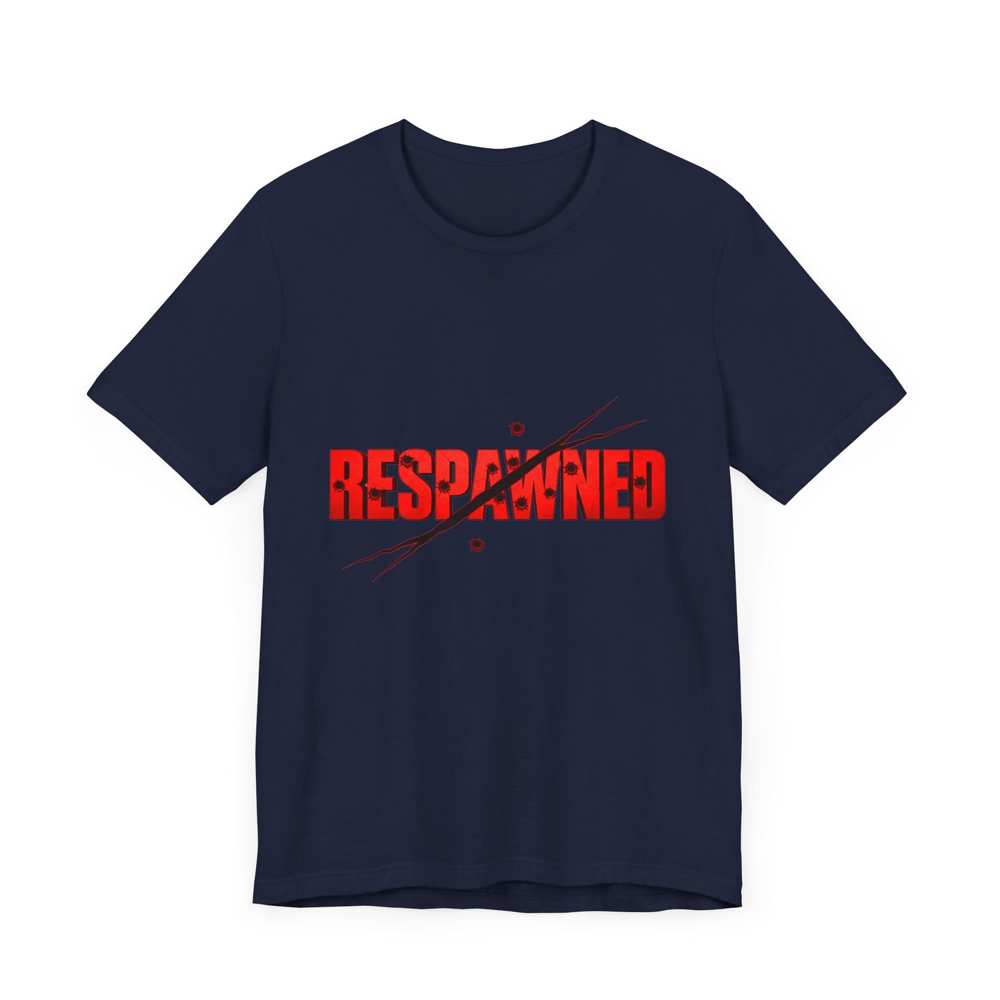 Respawned Gaming Short Sleeve Tee | Unisex, Casual Wear, Gamer Shirt, Gift for Gamers, Black T-Shirt