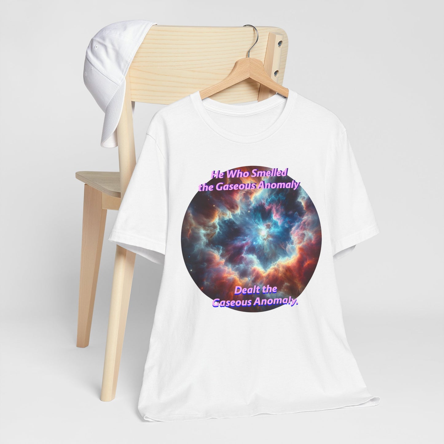 Hilarious Gaseous Anomaly Tee - Unisex Jersey Short Sleeve T-Shirt - Science Fiction Lovers - Star Trek Fans - Schmartypants