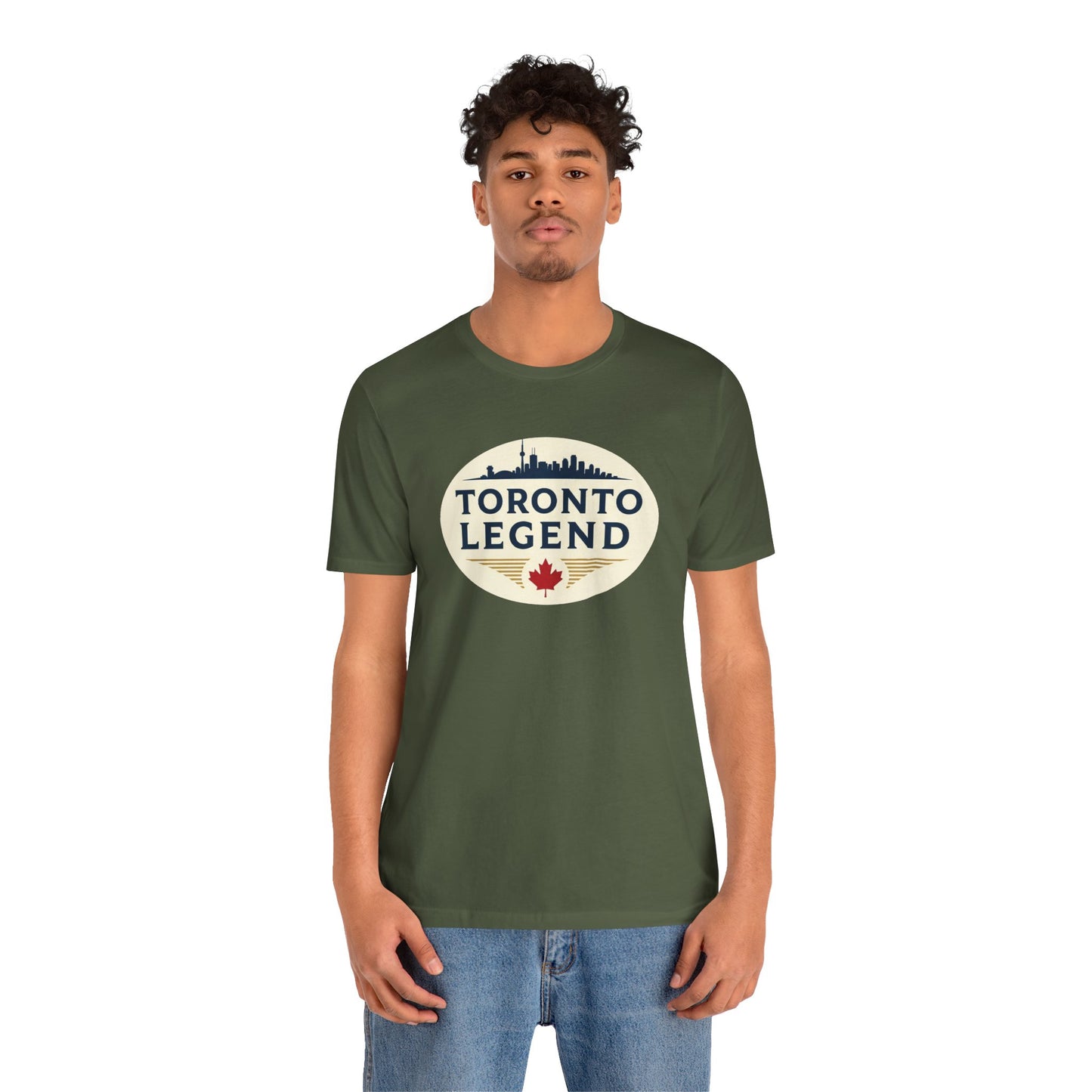 Toronto Legend Unisex Jersey Short Sleeve Tee, Toronto T-Shirt, Travel Shirt, Canada Souvenir, Gift for Travelers, Casual Wear