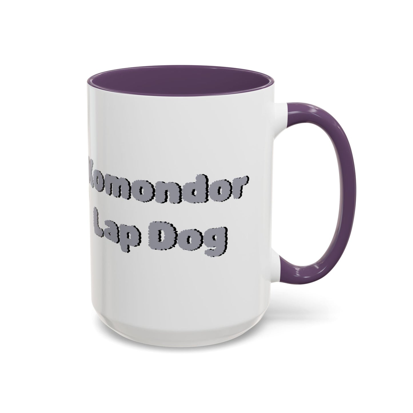 Komondor Lap Dog Coffee Mug - Funny Pet Lovers Gift - 11oz & 15oz - Schmartypants