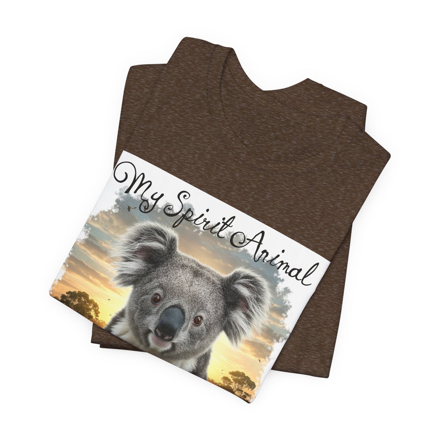 'My Spirit Animal is a Koala' Unisex Jersey Tee - Nature Lover's Gift - Beautiful Aussie Shirt - Schmartypants