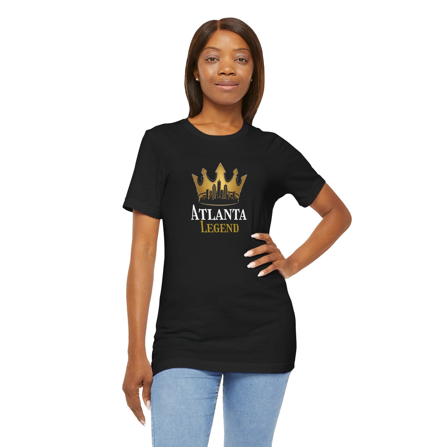 Atlanta Legend Unisex Short Sleeve T-Shirt, Atlanta Nightlife Tee, ATL Souvenir Shirt