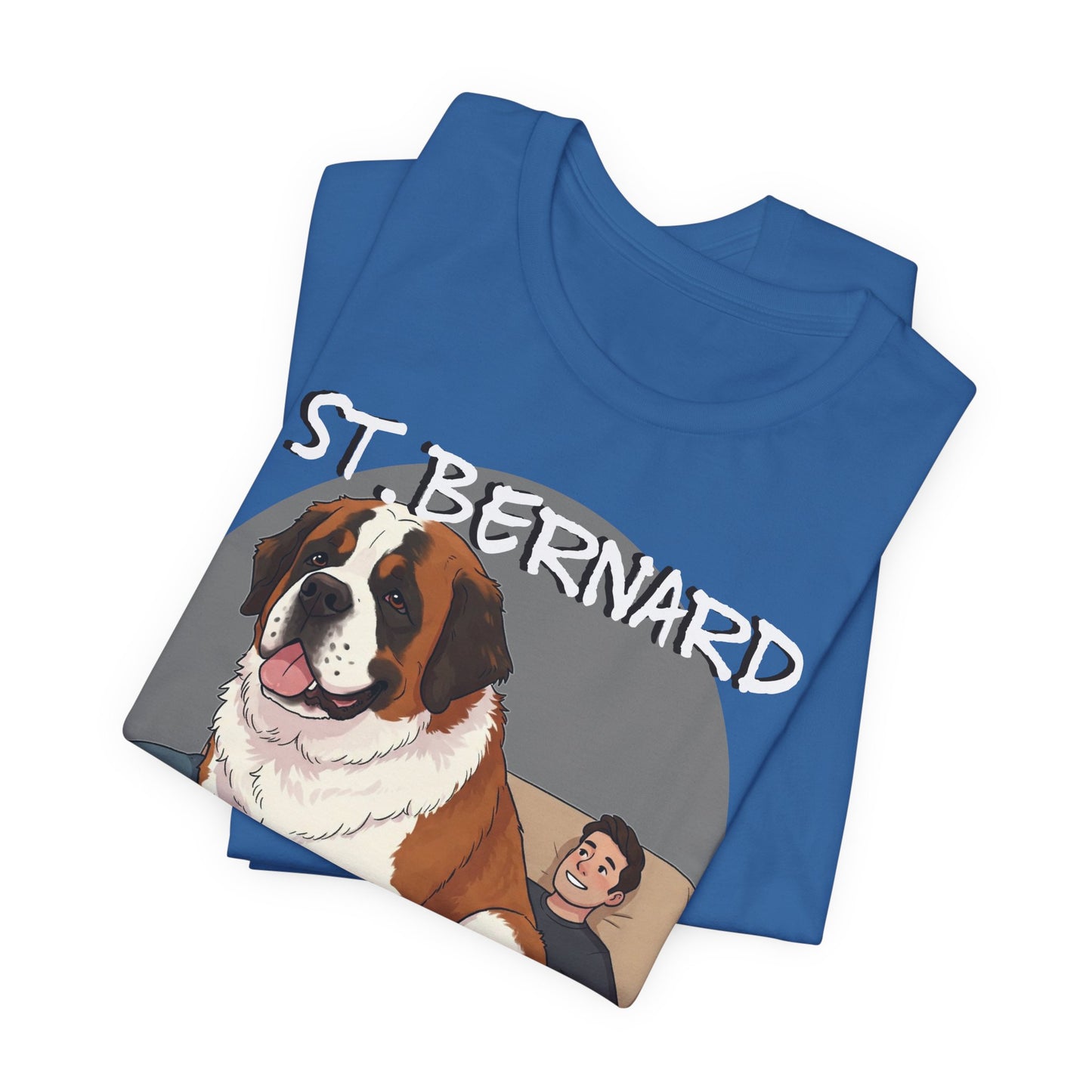 St. Bernard Funny Dog Tee - Unisex Jersey Short Sleeve T-Shirt - Schmartypants