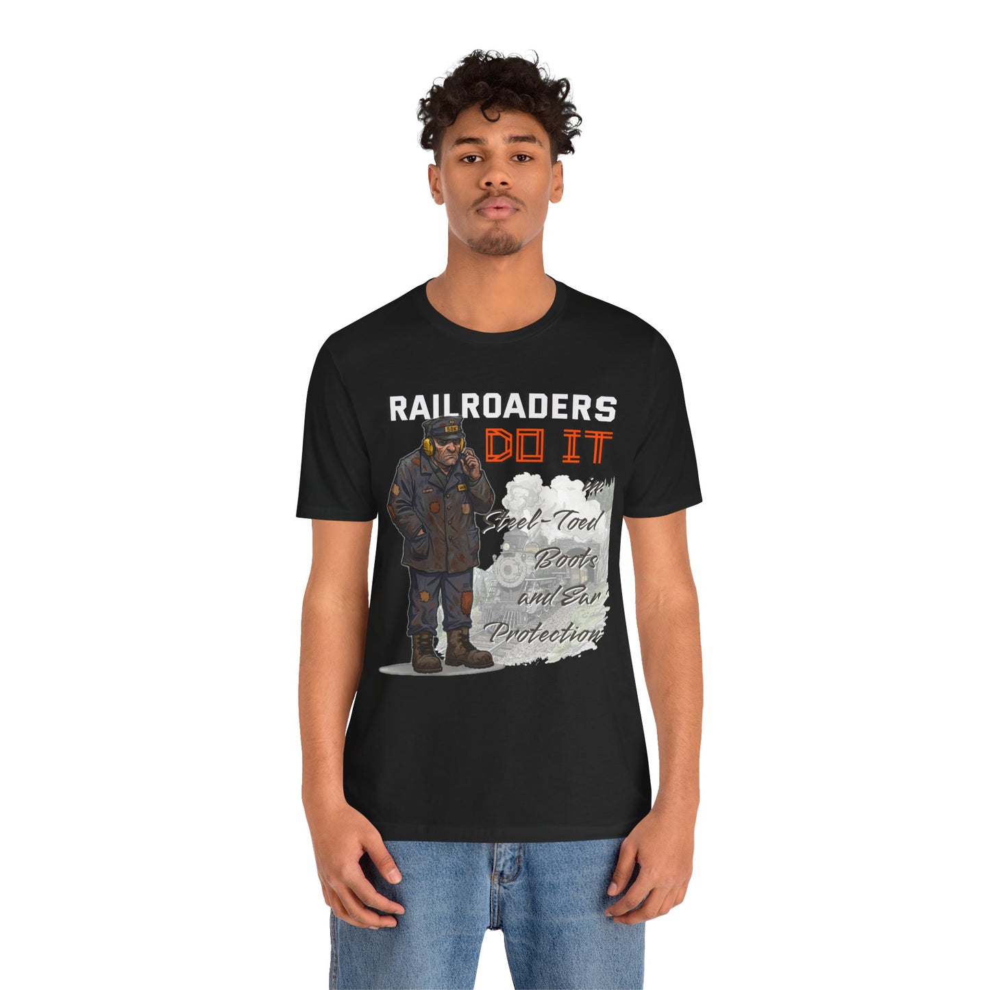 Funny Railroader Shirt, Train Lover Gift, Railroad Employee Tee, Conductor Gift, Railway Worker Shirt