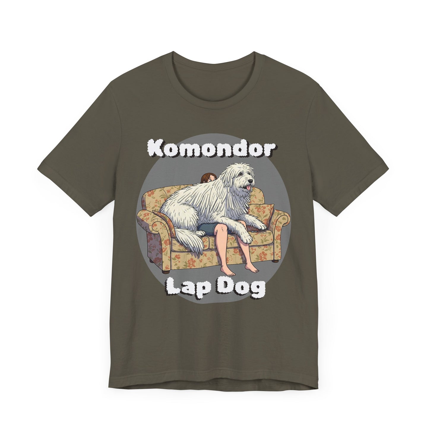 Komondor Lap Dog Unisex Tee - Funny Dog Lover's Short Sleeve Shirt - Schmartypants