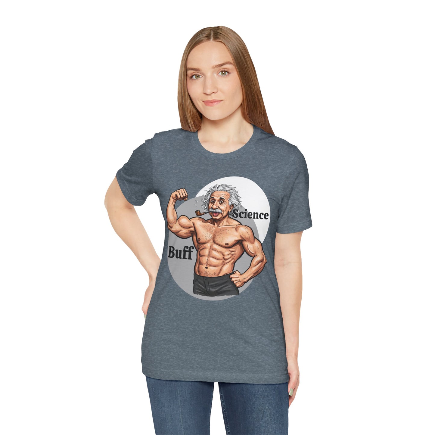 Science Buff Unisex Short Sleeve Tee - Funny Science Themed T-Shirt - Einstein Gift - Physics Lovers - Schmartypants