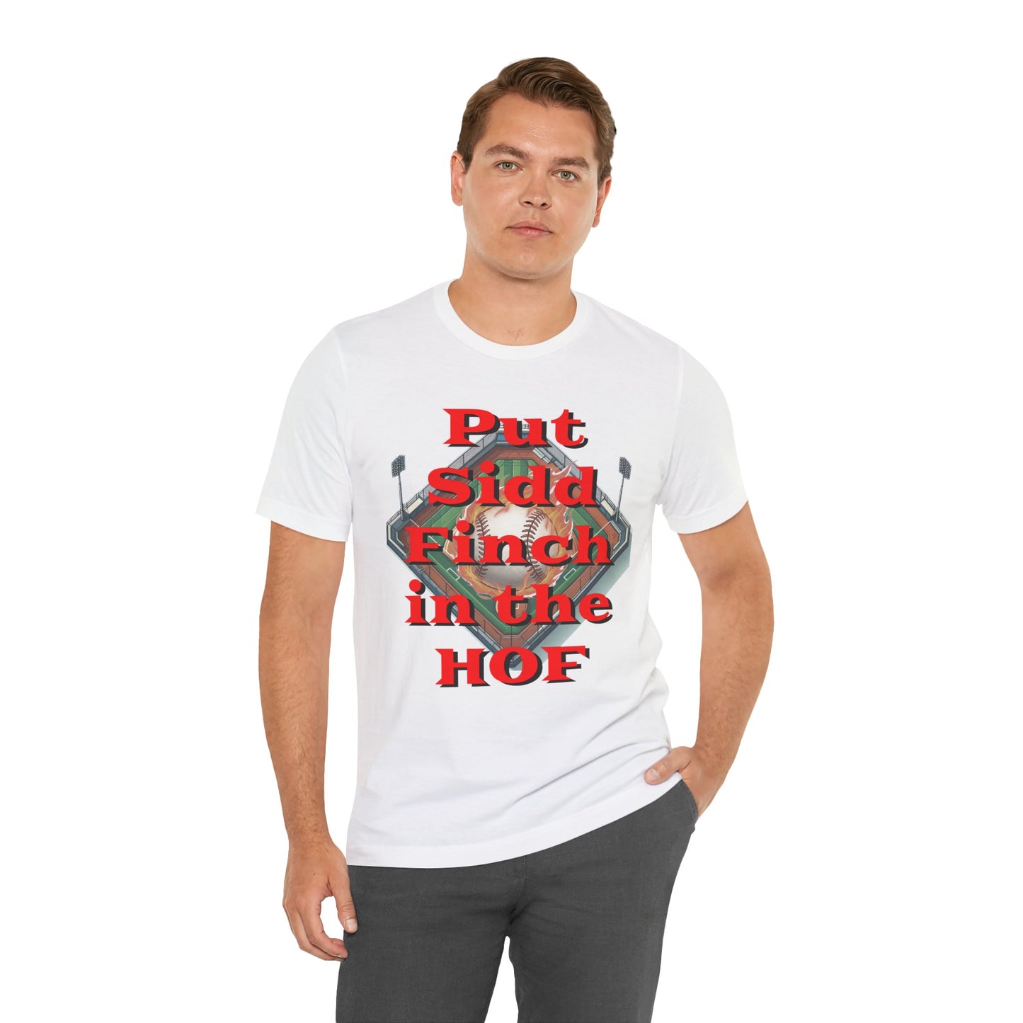 Baseball Fantasy Satirical Shirt, Funny Sports Tee, Mythological Fireballing Pitcher Gift, Sidd Finch April Fool's Joke, Unisex Jersey