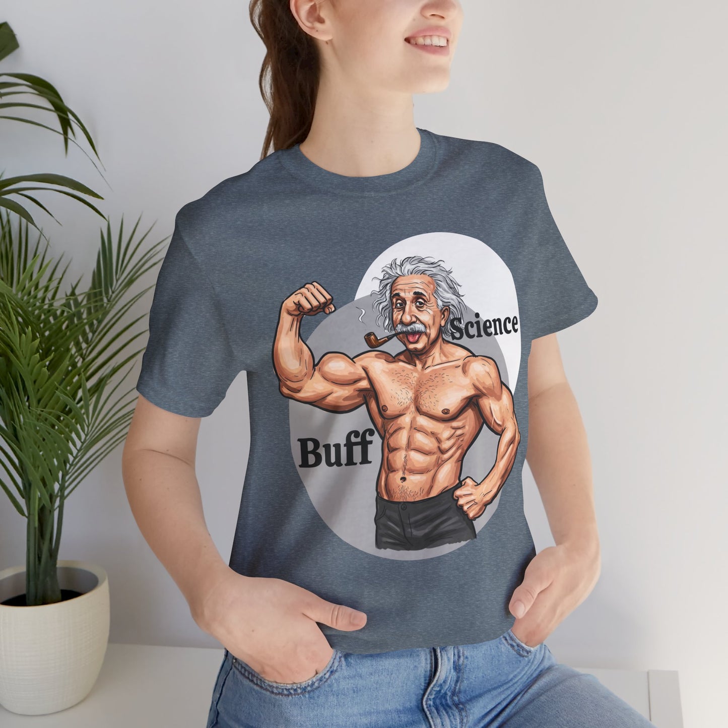 Science Buff Unisex Short Sleeve Tee - Funny Science Themed T-Shirt - Einstein Gift - Physics Lovers - Schmartypants