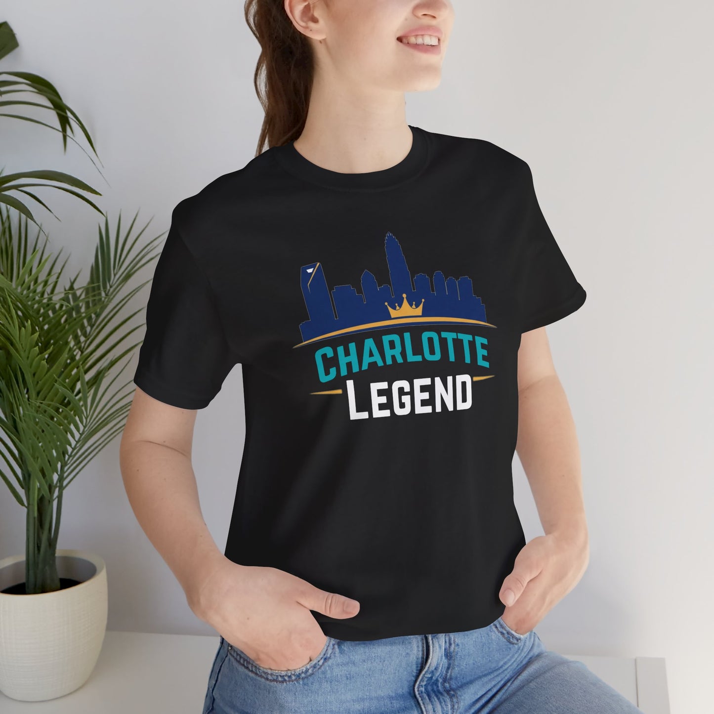 Charlotte Legend T-Shirt, Unisex Graphic Tee, Urban Streetwear, Gift for Sports Fans, City Pride Apparel, Charlotte Souvenir Tee