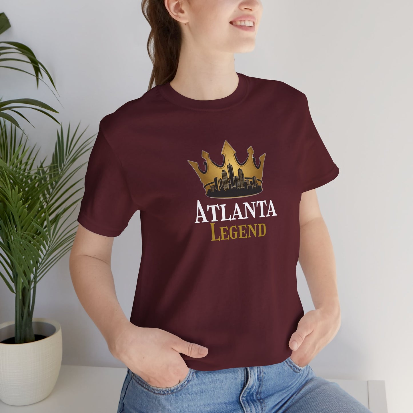 Atlanta Legend Unisex Short Sleeve T-Shirt, Atlanta Nightlife Tee