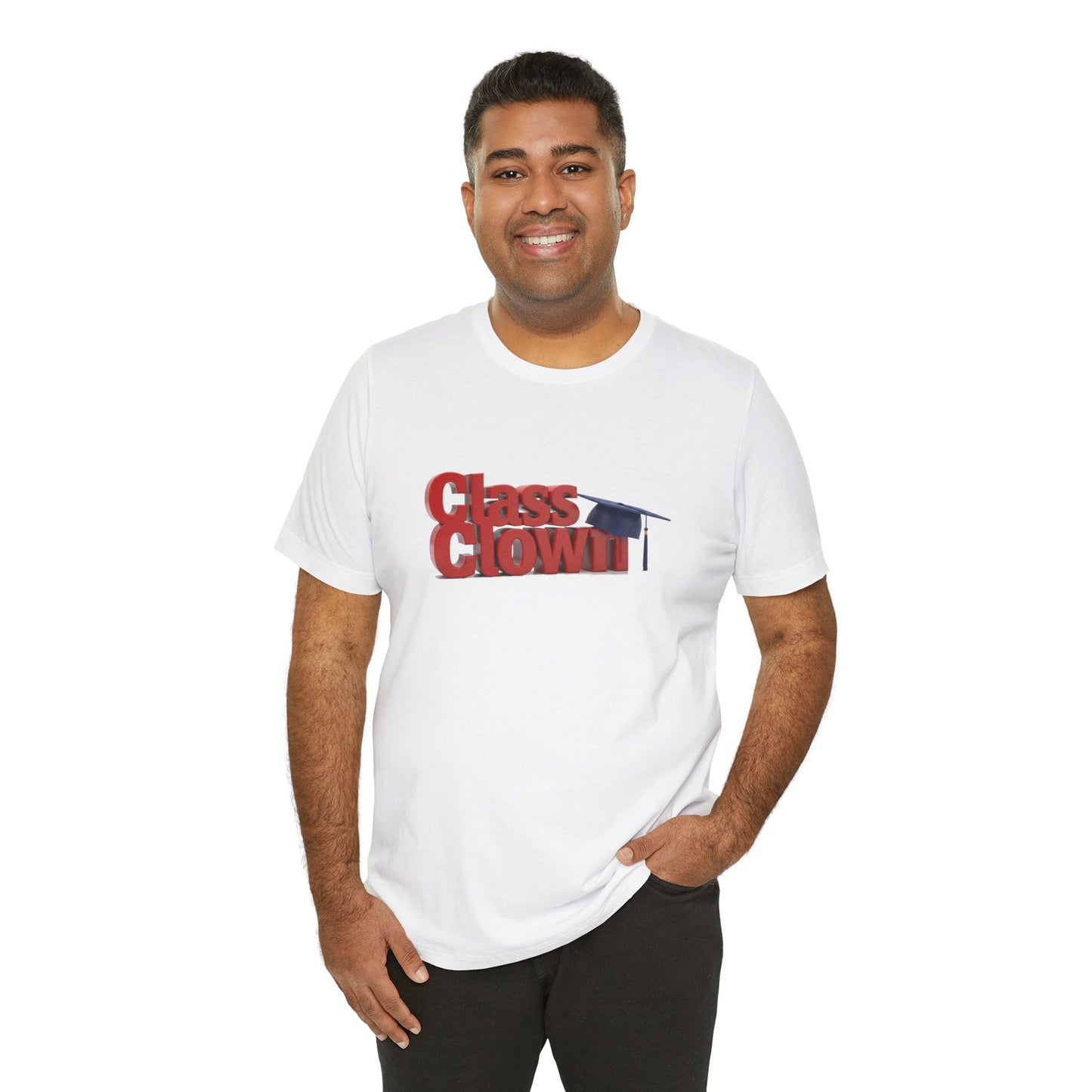Class Clown Tee, Fun Graduation Shirt, College Humor T-Shirt, Unisex Short Sleeve Tee, Gift for Students