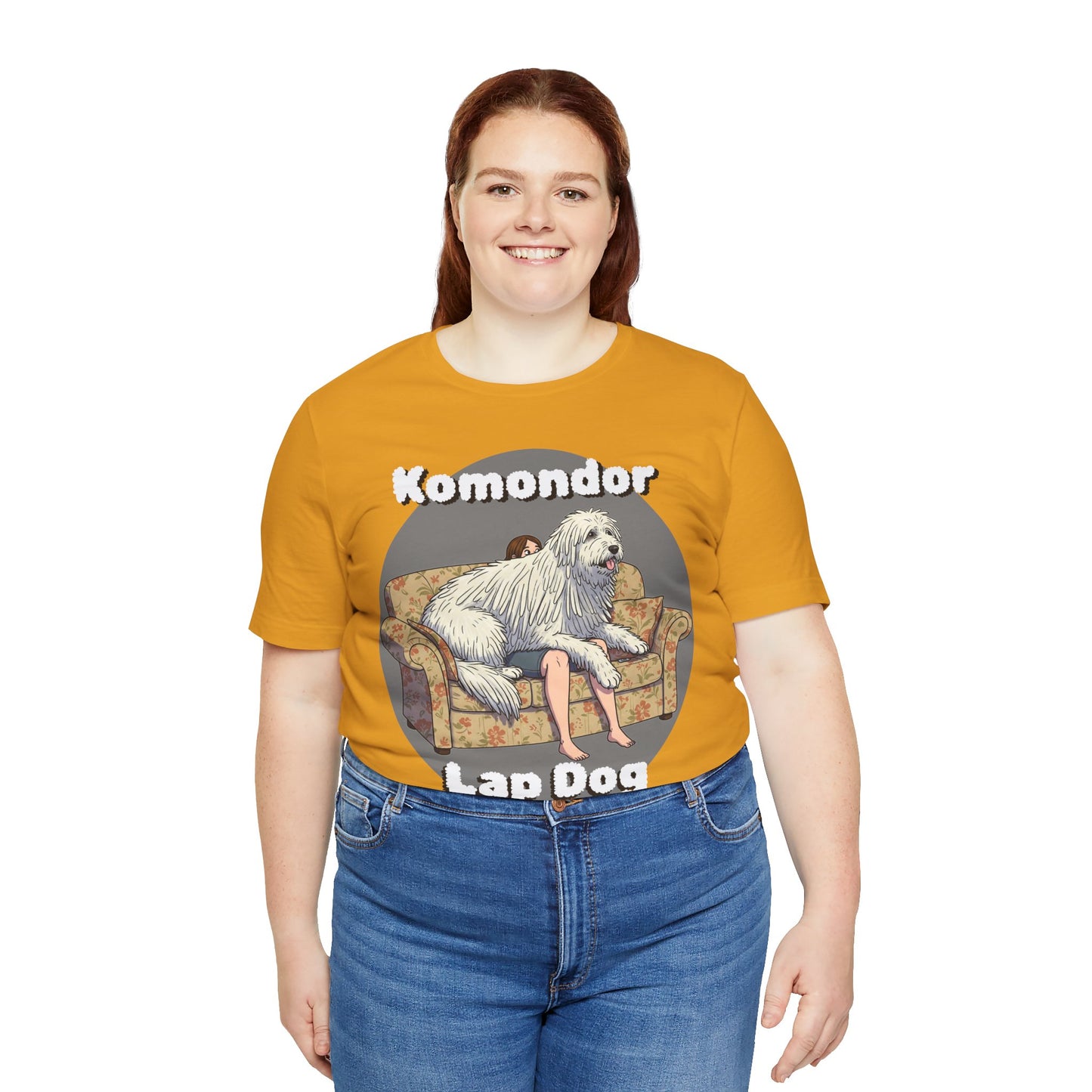 Komondor Lap Dog Unisex Tee - Funny Dog Lover's Short Sleeve Shirt - Schmartypants