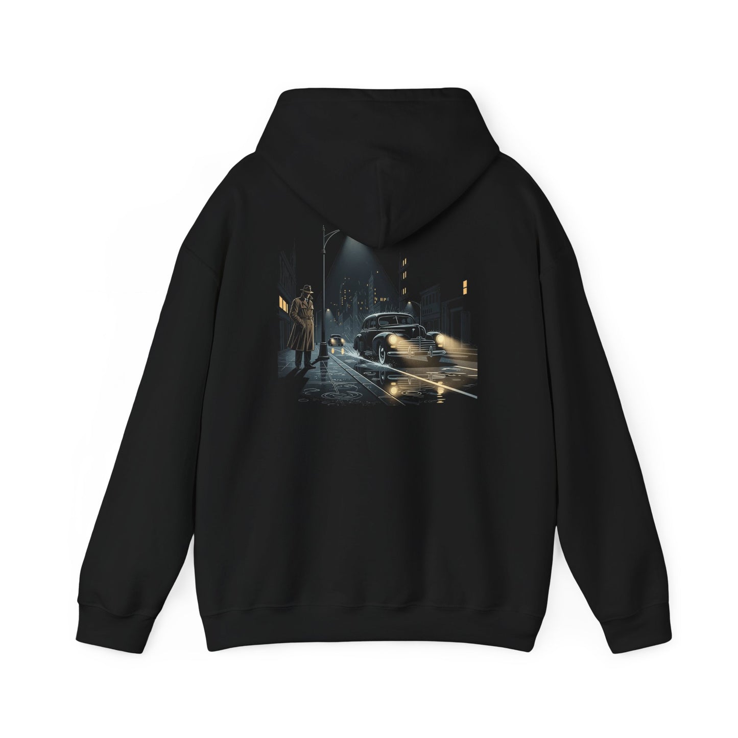Film Noir Freak Unisex Hoodie, Vintage Movie Sweatshirt, Cozy Black Hoodie, Artist Gift, Fall Fashion Essential