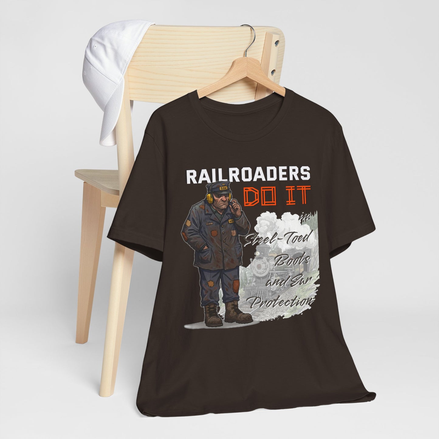 Funny Railroader Shirt, Train Lover Gift, Railroad Employee Tee, Conductor Gift, Railway Worker Shirt