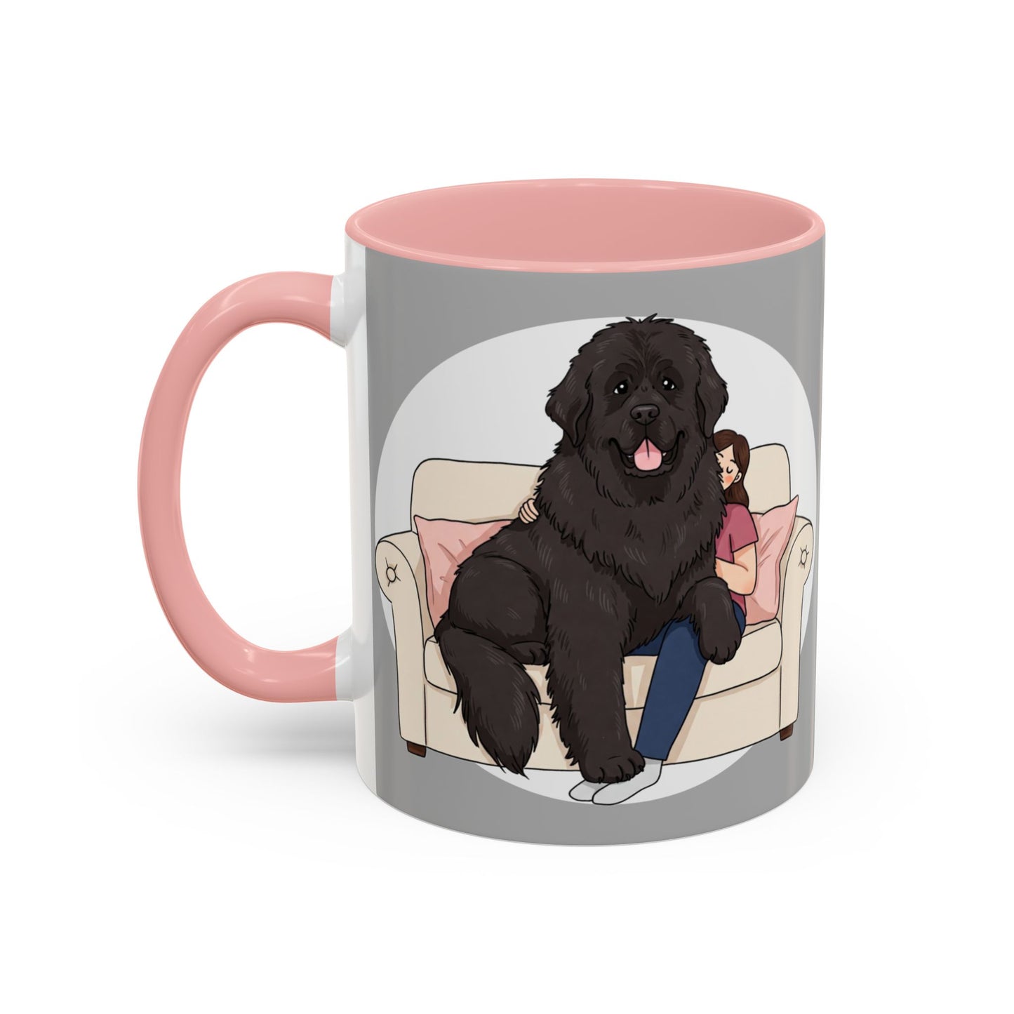 Funny Newfoundland Lap Dog Coffee Mug - Perfect Gift for Dog Lovers, Pet Parents, Cozy Home Decor, Caffeine Fix, Unique Gift Idea - Schmartypants