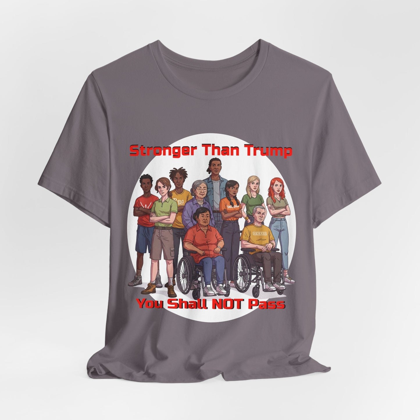 Stronger Than Trump Graphic Tee | Unisex Jersey Short Sleeve Shirt - Protest Tee - Activist Wear - Schmartypants