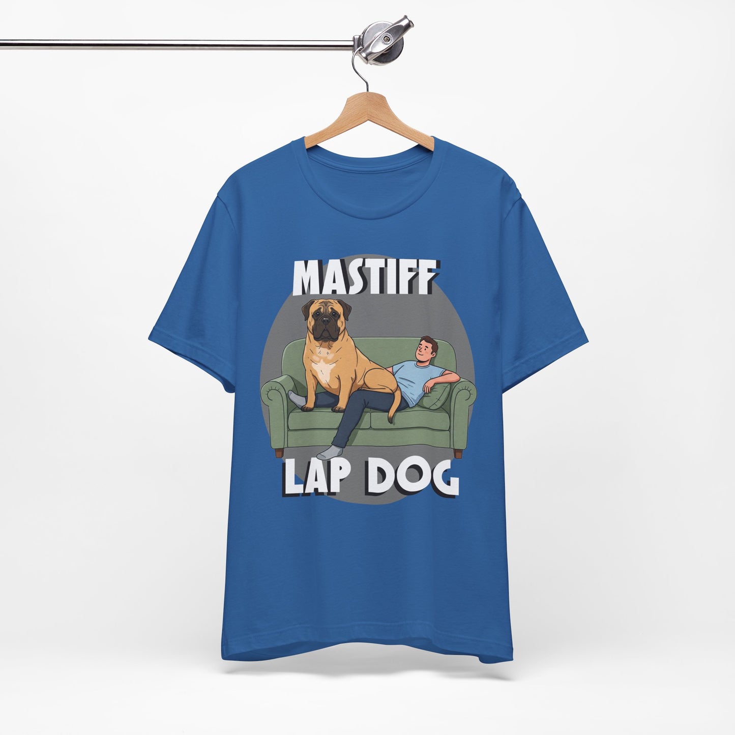 Mastiff Lap Dog Tee | Funny Dog Lover Shirt, Pet Owner Gift, Casual Wear, Birthday Present, Animal Lover Apparel - Schmartypants