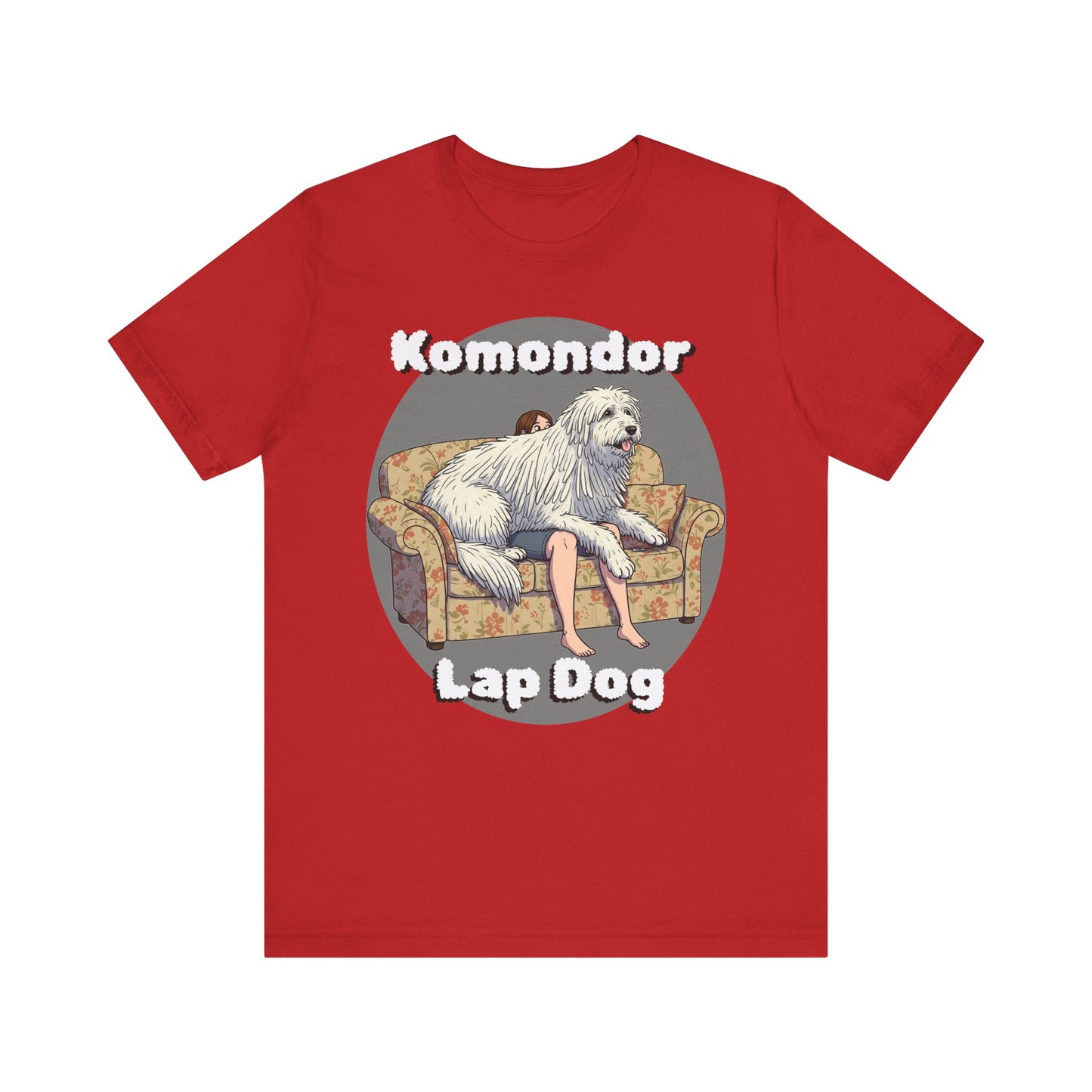 Komondor Lap Dog Unisex Tee - Funny Dog Lover's Short Sleeve Shirt - Schmartypants