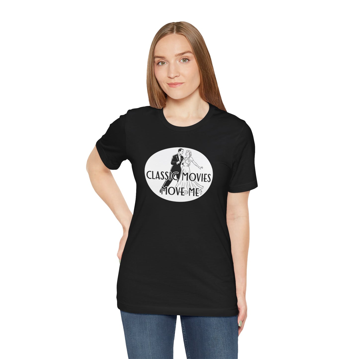 Classic Movies Move Me Unisex Tee - Retro Film Lover's Shirt, Movie Night Apparel, Gift for Film Buffs, Vintage Cinema Fan Tee