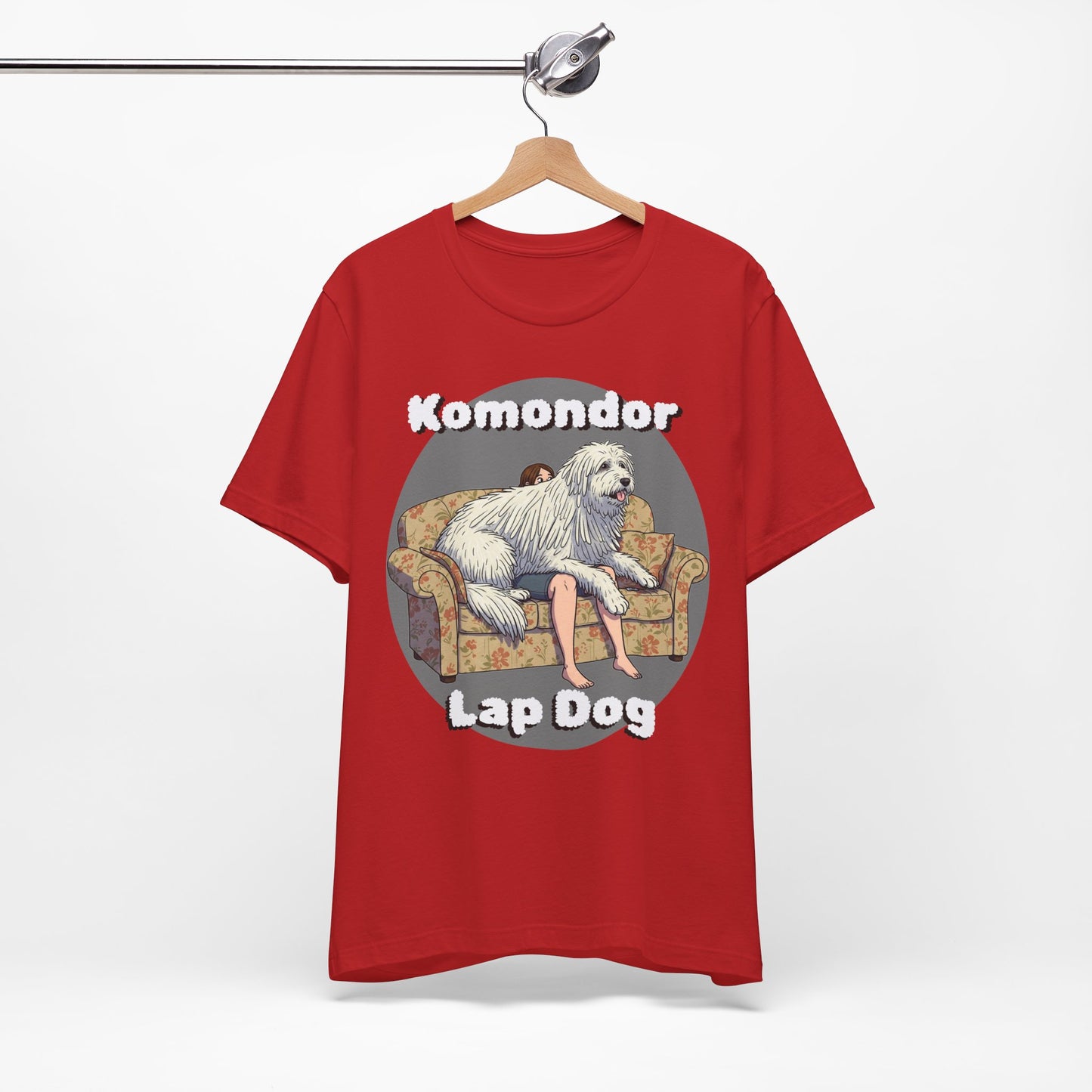 Komondor Lap Dog Unisex Tee - Funny Dog Lover's Short Sleeve Shirt - Schmartypants