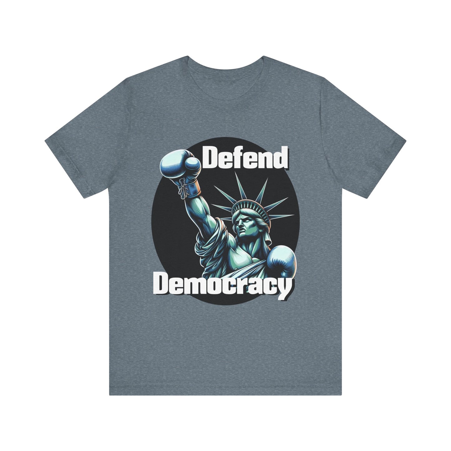 Defend Democracy Tee - Unisex Jersey Short Sleeve Shirt - Protest Wear - Activist Tee - Schmartypants