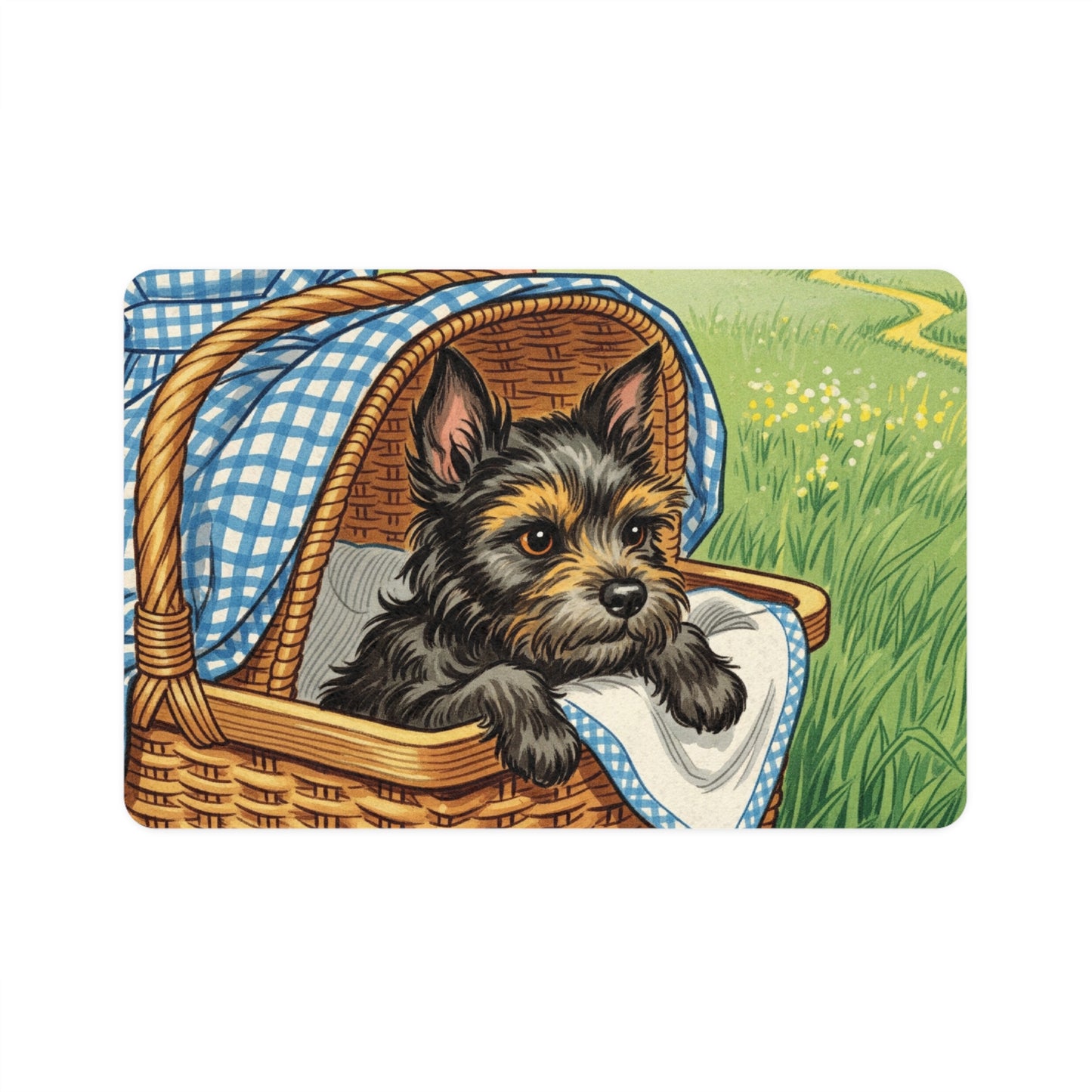 Toto Wizard of Oz Pet Food Mat, Dog and Cat Feeding Mat, Pet Bowl Placemat, Cute Pet Accessories, Animal Lover Gift