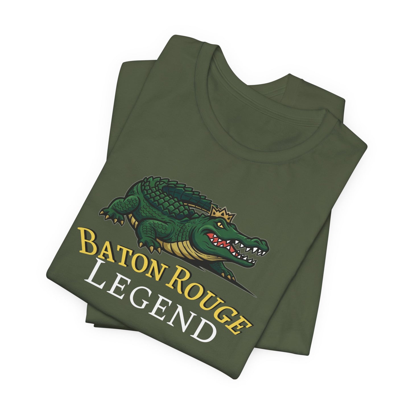 Baton Rouge Legend Tee, Unisex Graphic T-Shirt, Casual Wear, Gift Idea for College Students, Souvenir Apparel