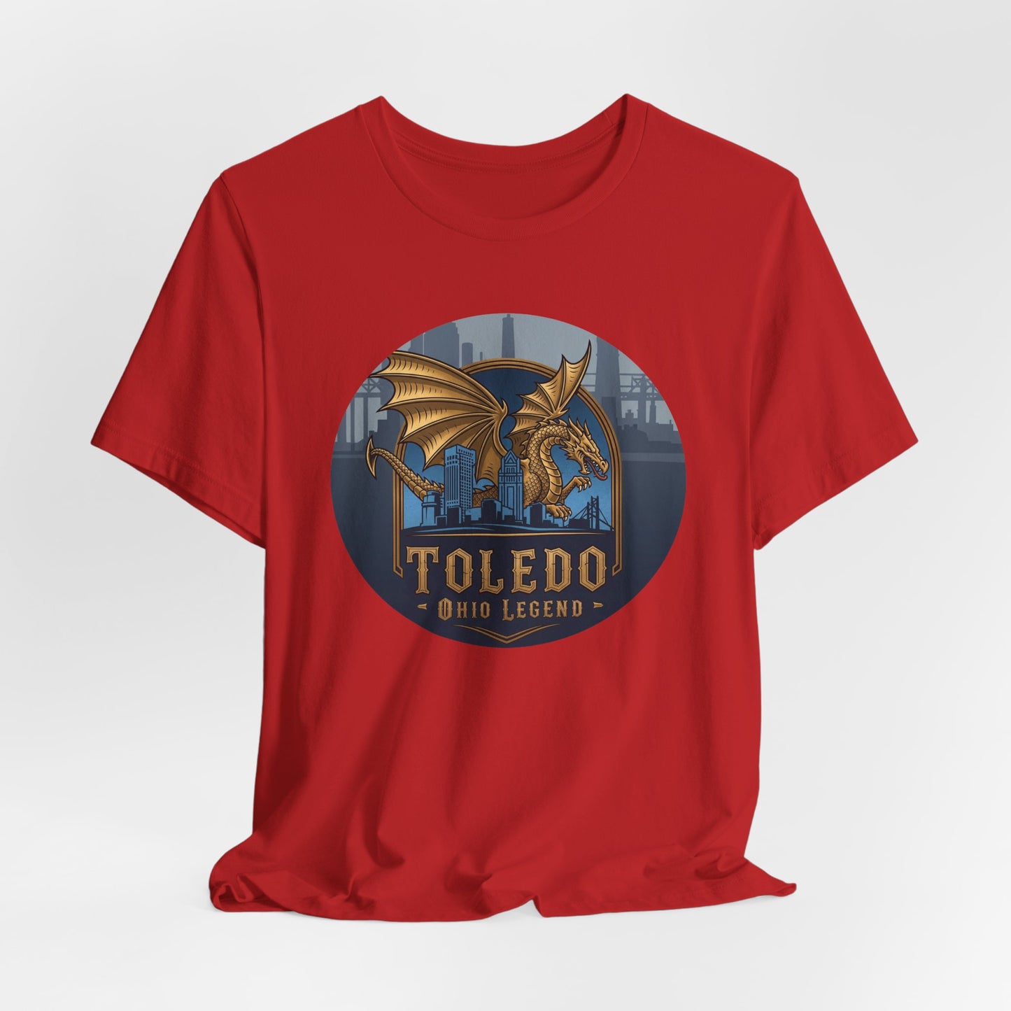 Toledo Dragon Legend T-Shirt | Unisex Jersey Tee | Perfect Gift for Fans, Festivals, and Celebrations, Casual Wear, Graphic Tee
