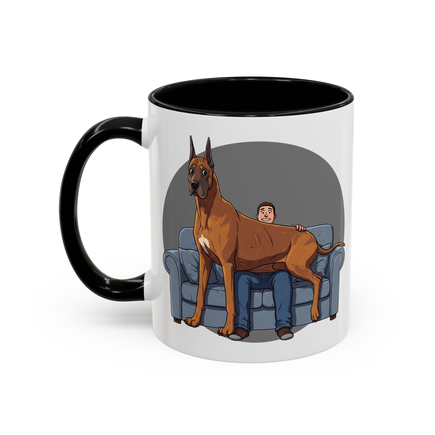 Hilarious Great Dane Lap Dog Coffee Mug - Funny Dog Lover Gift - Schmartypants