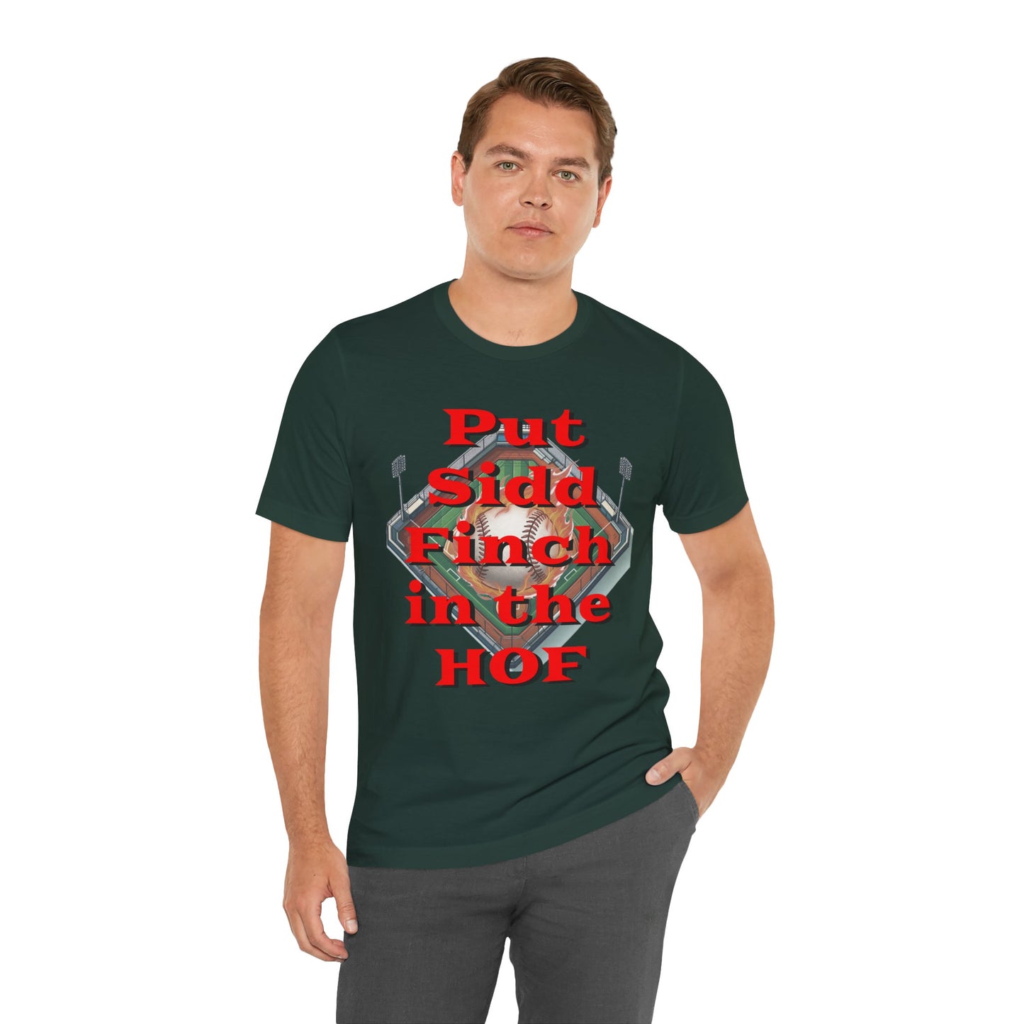 Baseball Fantasy Satirical Shirt, Funny Sports Tee, Mythological Fireballing Pitcher Gift, Sidd Finch April Fool's Joke, Unisex Jersey