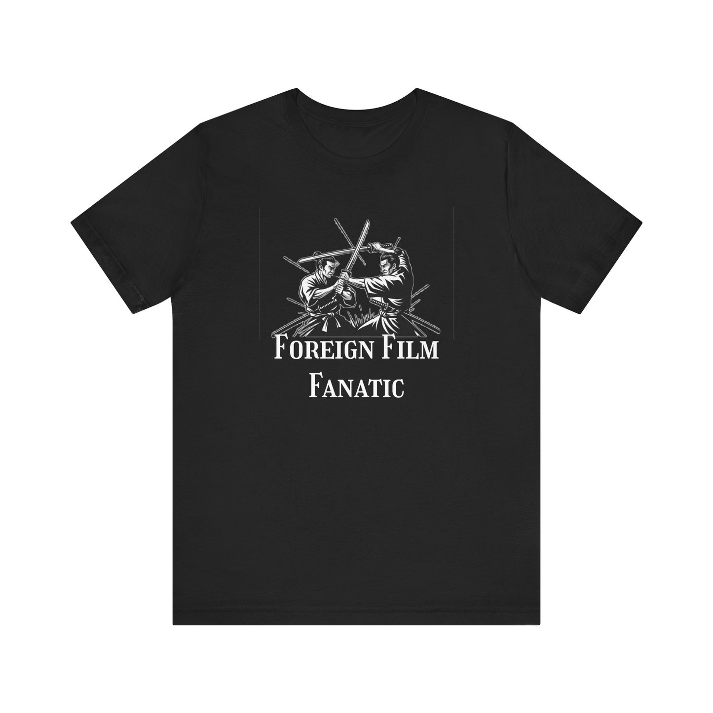 Foreign Film Fanatic Unisex Tee, Cool Graphic Shirt for Movie Lovers, Perfect Gift for Film Buffs, Stylish Casual Wear, Movie Night Tee