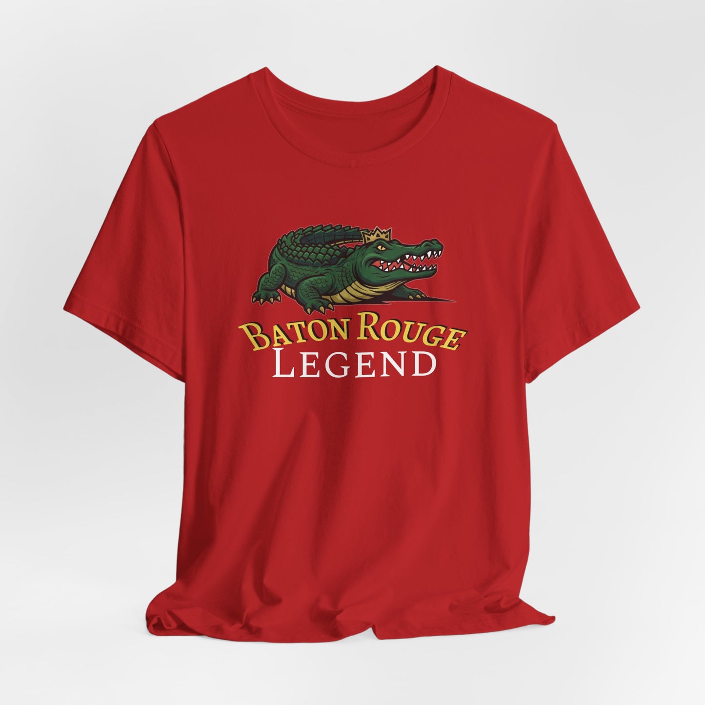 Baton Rouge Legend Tee, Unisex Graphic T-Shirt, Casual Wear, Gift Idea for College Students, Souvenir Apparel